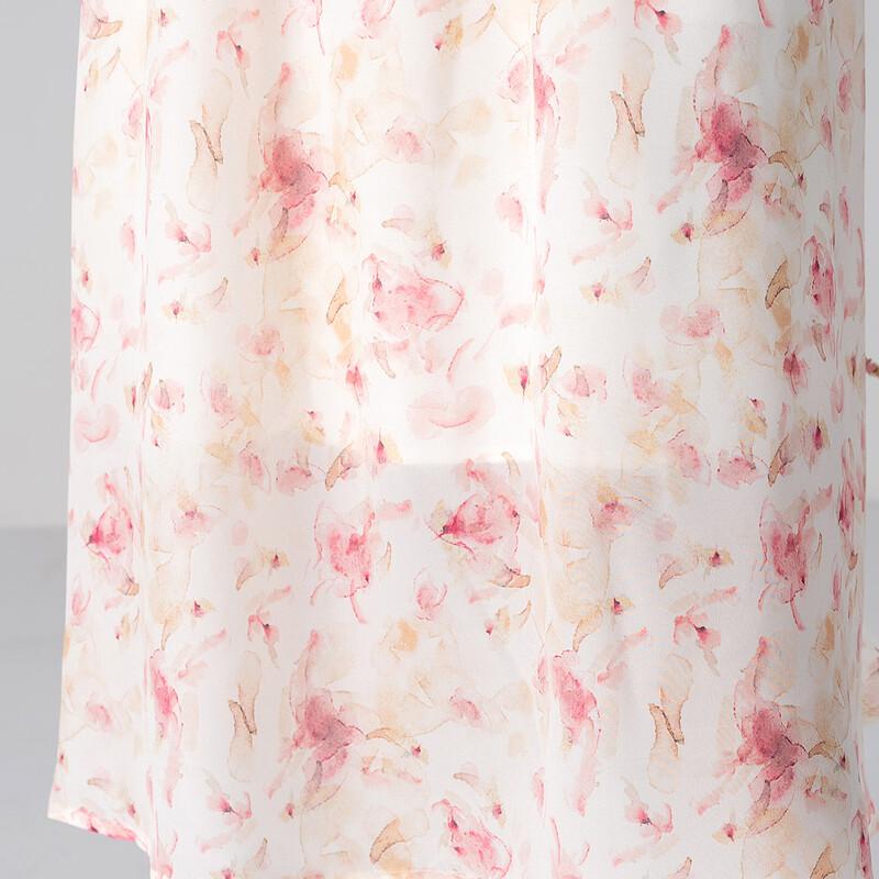 Aiyilian Women's French Floral Midi Dress
