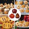 3Pcs/6Pcs Dough Presser Pie Molds Non-stick Hand Pie Molds Mini Pocket Pie Molds for Thanksgiving Christmas & Fall Baking Tools