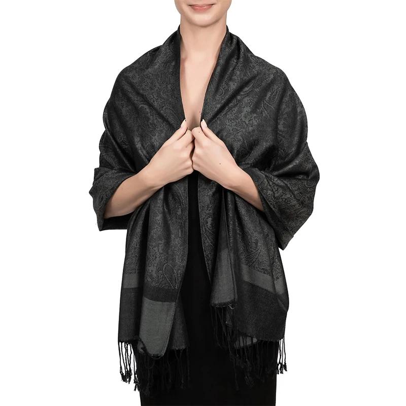 Scarf Women Luxury Fashion Thick Soft Lady Scarves Stole Shawl Muslim Hijab Wrap Headband Neckerchief Bandana