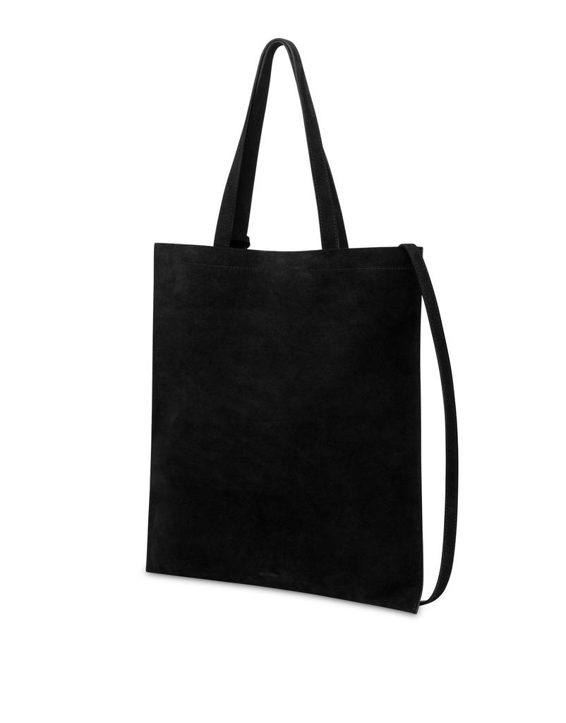 Moschino Smiley Suede Tote Bag