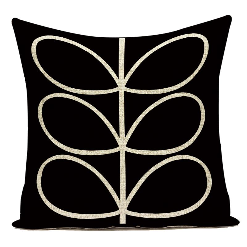 Decorative Pillows Simple Colorful Wave Stripe Geometry Polyester Pillows Cushion Covers Pillow Cover Sofa Home Decor