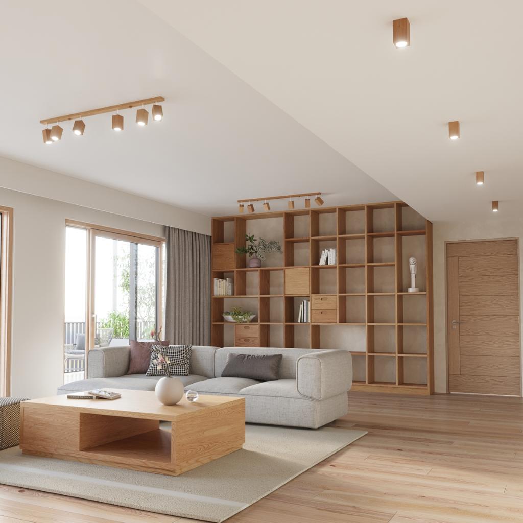 Plafon Kukko 1 Gu10 Dąb Wood Lumilo 10.109.40