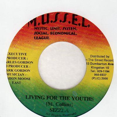 

7inch Record SIZZLA / U.T. RAS - Living For The Youths / Straight No NONE M.U.S.S.E.L. 2000 Jamaica Reggae, Ska & Dub Used