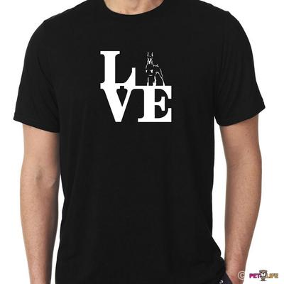 Amor Doberman Park Pincscher V2 Dobie Camiseta Unisex