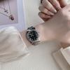 Gold Silver Steel Belt Diamond-encrusted High-end Women's Watch Simple Scale Alloy Rhinestone Quartz Watch Batch Watch