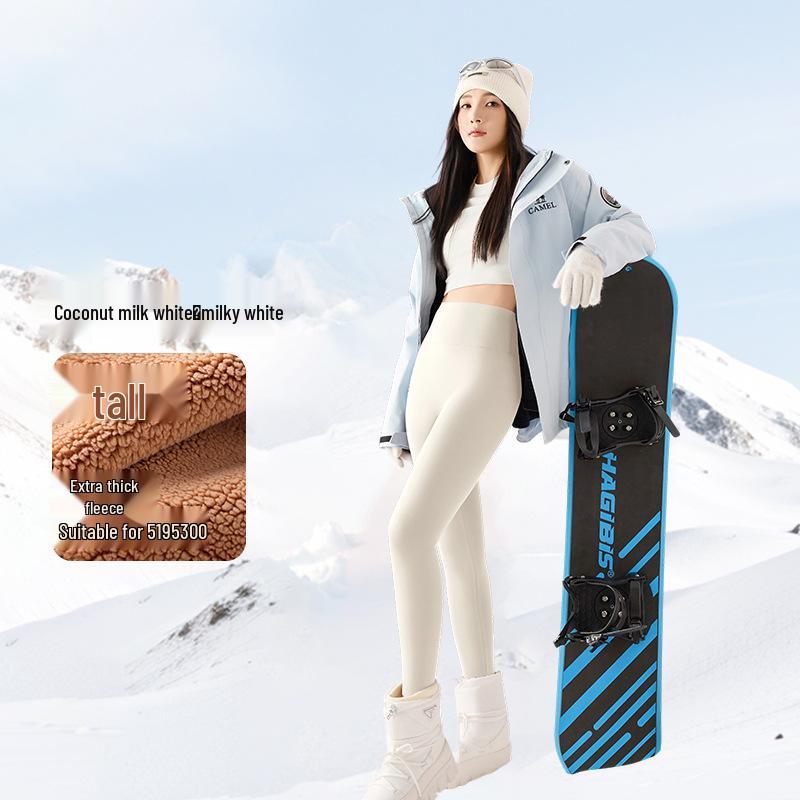 Enhanced Women's Autumn/Winter Long & Short Shark Yoga Pants, Plus Size, Outdoor-Ready.