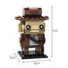 LEQUMOC Indianaed Film Jäger des verlorenen Schatzes Protagonist Jones Actionfiguren Bausteine Lernspielzeug für Geschenk