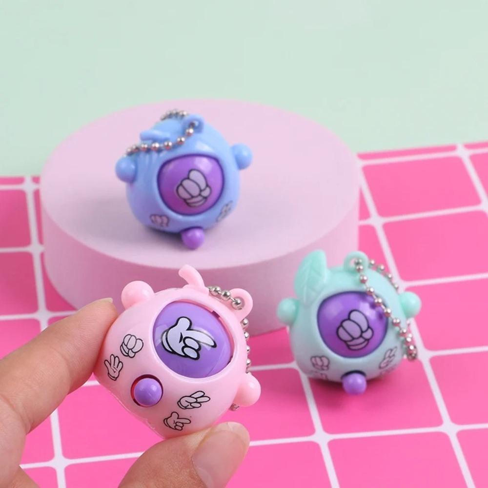 5 Pcs ABS Toddler Sensory Fidget Toys Color Random Rock-paper-scissors Game Toys