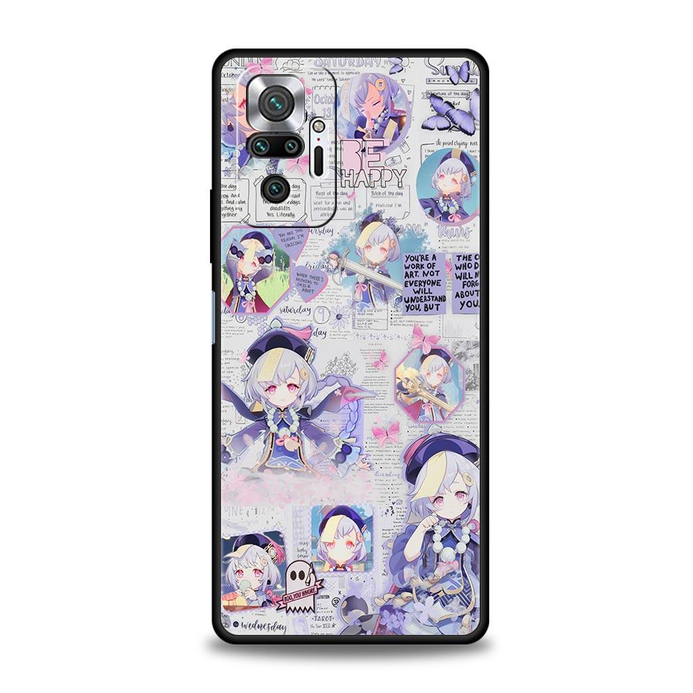 Genshin Impact Para Xiaomi Redmi Note 11 10 8 Pro Funda 10S 9S 9 9T 8T 9C 9A 8A 7 K40 Gaming K50 11T 5G Cubierta de Teléfono Parachoques Suave