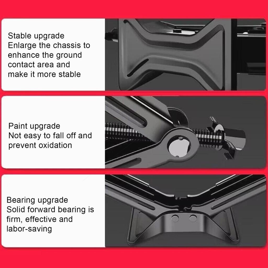 Scissor Jack 2-Ton Motorcycle Lifting Kit Portable Vehicle Lift Jack With Lug Wrench For Garage Roadside Tire Change Vehicle