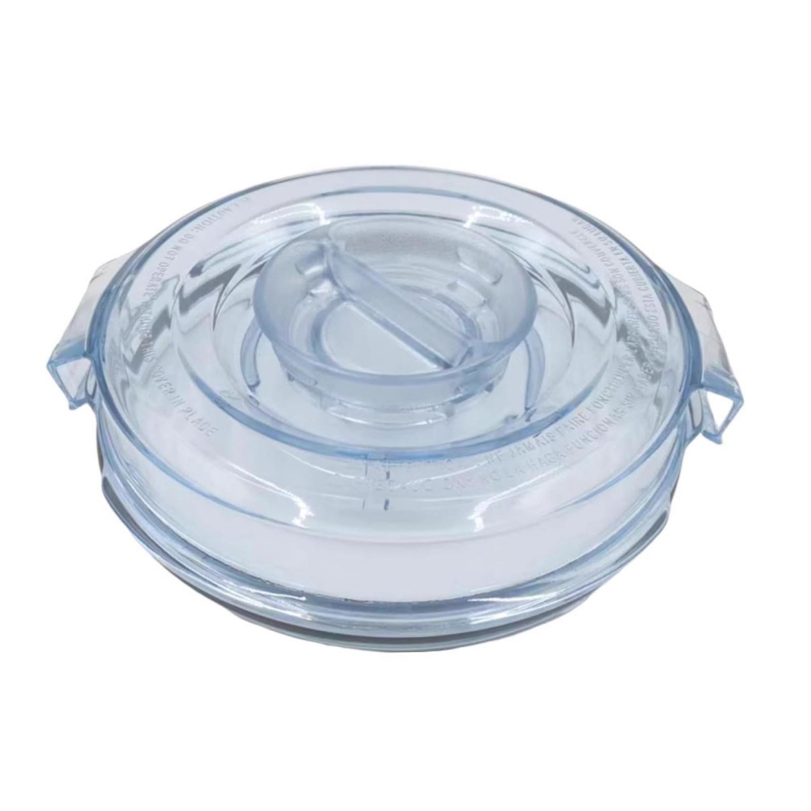 Plastic Mixer Lid Leak Proof Lid Blender Cup Juices Container Lids Convenient Blender Locking Cover for 64OZ Pitcher 1