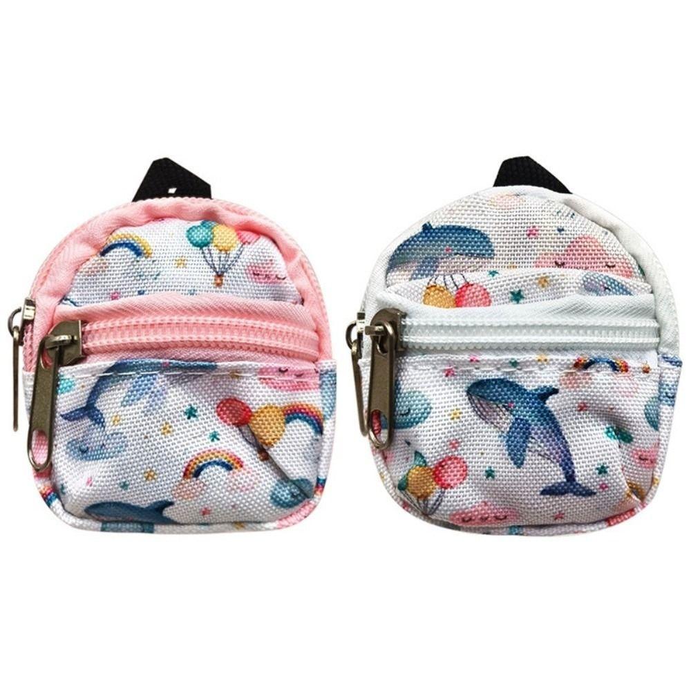 New Haversack Keychain Rucksack Travel Case Mini Backpack Doll Bag