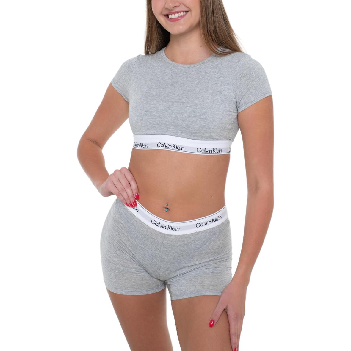 

Calvin Klein Color Block Short Sleeve T-Shirt Women tops LV00QF8495-P7A S