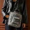 Rheemin Paisley Bucket   Charcoal Black