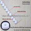 Silicone Self-Adhesive Door & Window Insulation Strip - Windproof, Soundproof, and Gap Sealing.