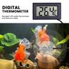 Akvarietermometer Akvarium Adsorberbar Digital Display Temperaturdetektor LCD-skärm Display Celsius Akvariumverktyg Akvatisk
