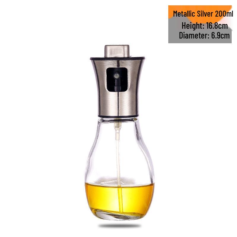 High-Pressure Glass Oil Spray Bottle for Kitchen and Air Fryer