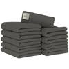 Towel Laboratory Face Hand Ribbed Fast JapanTechnology [Smooth Touch] #032 Towels, Gray, 10-Piece Set, Kitchen, Thin, Towels, Smooth, Weave,