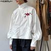 Übergroße Sweatshirts für Herren, hoher Halsausschnitt, lange Ärmel, bedruckt, lässige Pullover