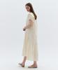 Ost Kaka Sailor Collar Tiered Maxi Dress Cream