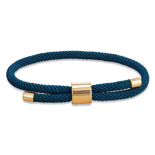 2026 European and American Simple Men's and Women's Gold Adjustable Hand Rope Classic Couple Milan Rope Hand