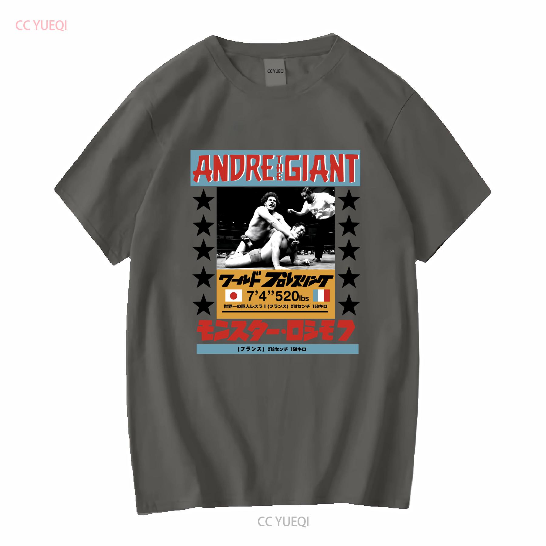 

Fight Andre the Giant For Fan T Shirt Full Size S 5XL SO11 long or short sleeves vintage Washed fashion Comfortable Casual 4XL