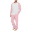 Men's Long Sleeve Pajama Set - Comfortable Sleepwear for Home Loungewear