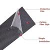 6pcs/set Carbon Fiber Pillar Posts Window Door Moulding Trim Cover Exterior Accessories For Kia Forte Sedan/Hatcback 2019-2024