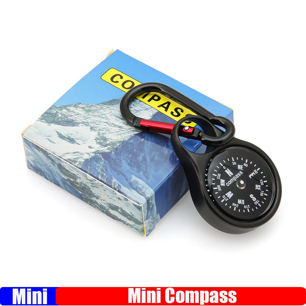 

Маленький брелок для выживания на молнии, мини-компас для походного рюкзака, кемпинга, походного карманного навигатора, инструмента для приключений