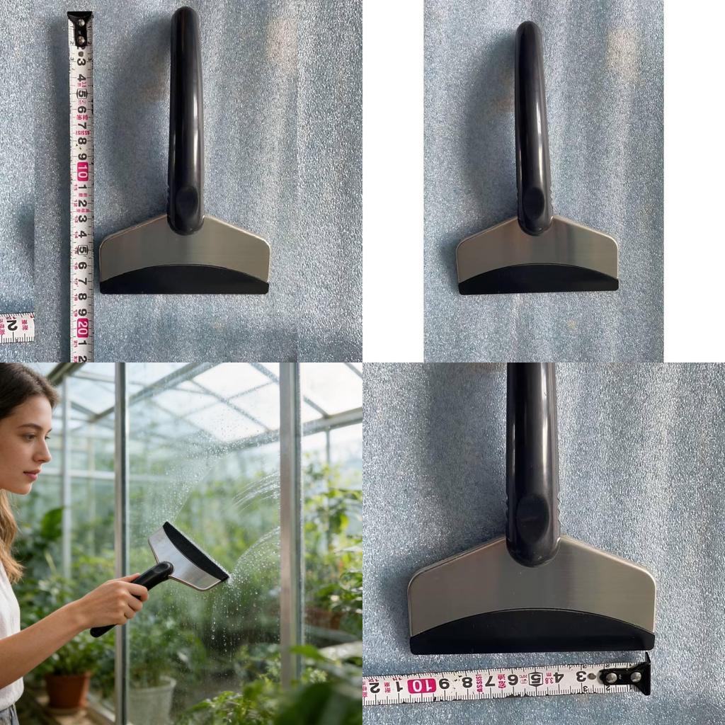 Multifunction Handheld Water Squeegee With Soft Rubber Blade For Car Window And Garden Glass Cleaning Tool