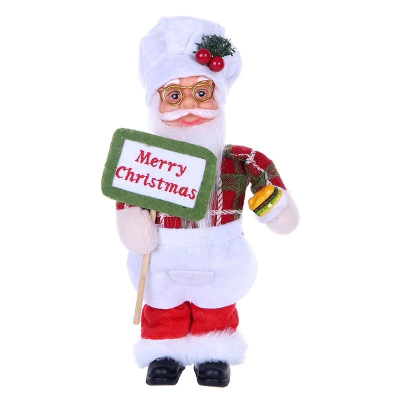 Рождественская кукла Санта-Клауса Декоративная настольная фигурка Санта-Клауса Фигурка Санты Украшение Рождественский домашний декор