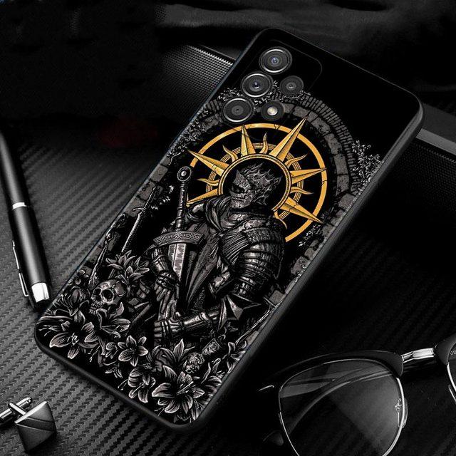 Samurai-fodral för Samsung Galaxy A51 A71 A01 A11 A21 A21s A31 A41 A72 A52 A42 A32 A22 A12 A02 A02s F42 telefonskal