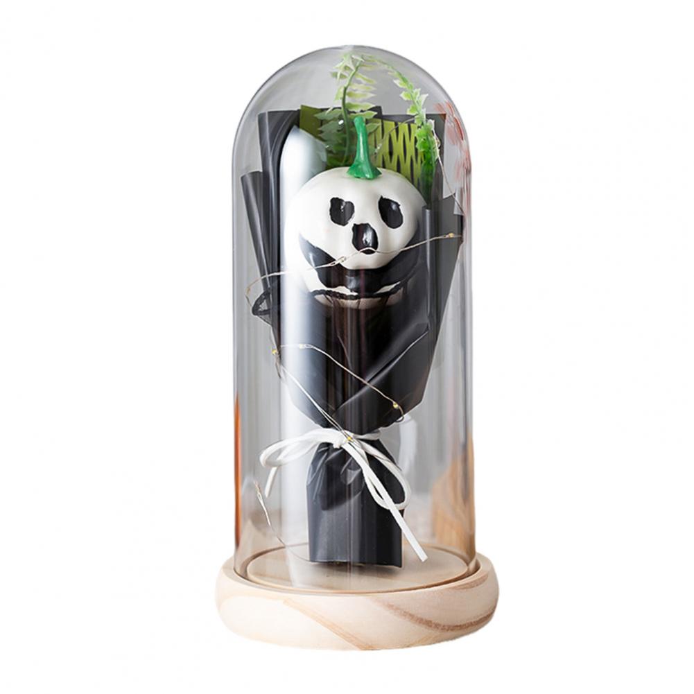 Handmade Halloween Ornaments Halloween Pumpkin Decorations Handmade Glowing Pumpkin Cute Ghost Light for Indoor Home
