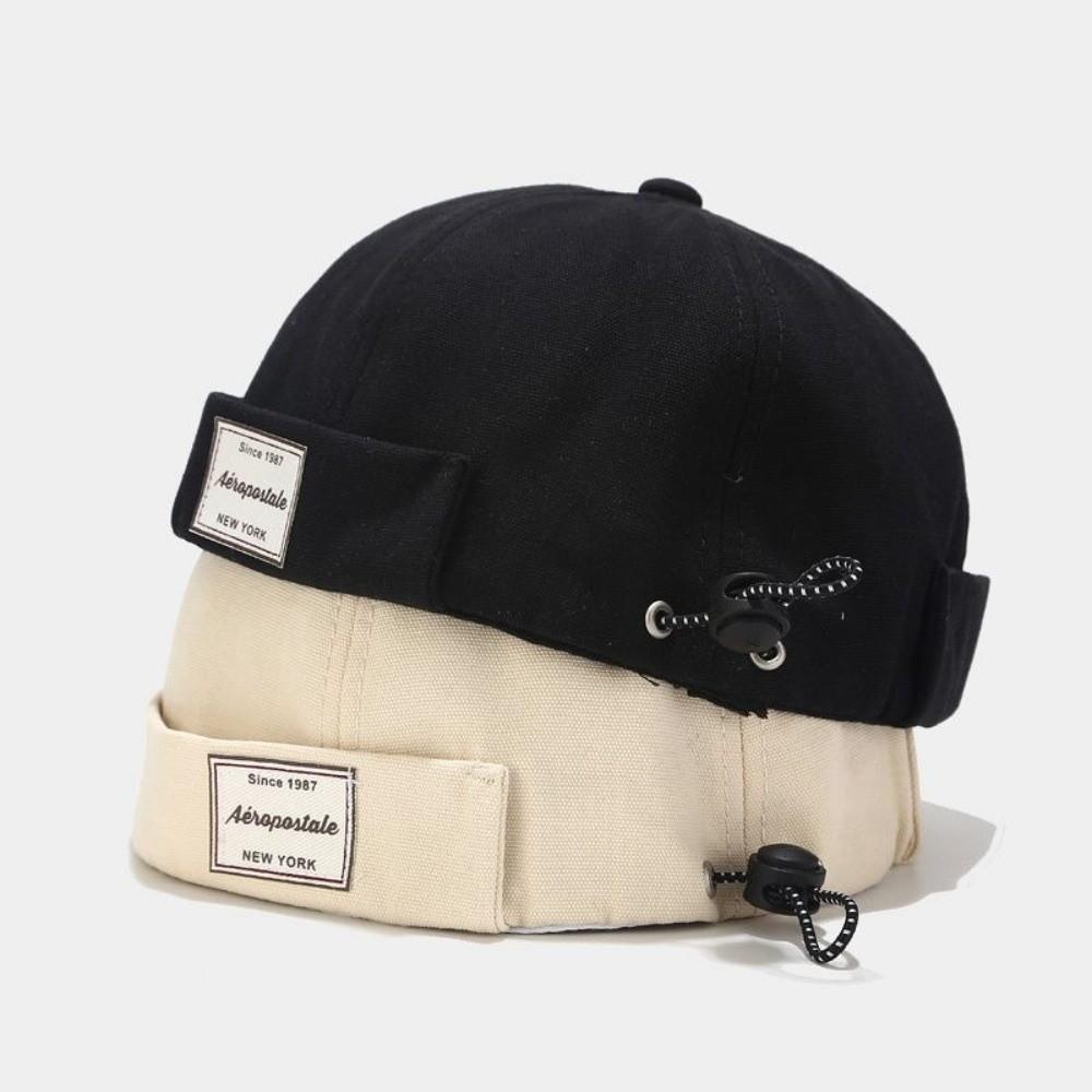 Brimless Melon Skin Hat Cotton Beanie Hat Unisex Sun Hat  Spring and Summer