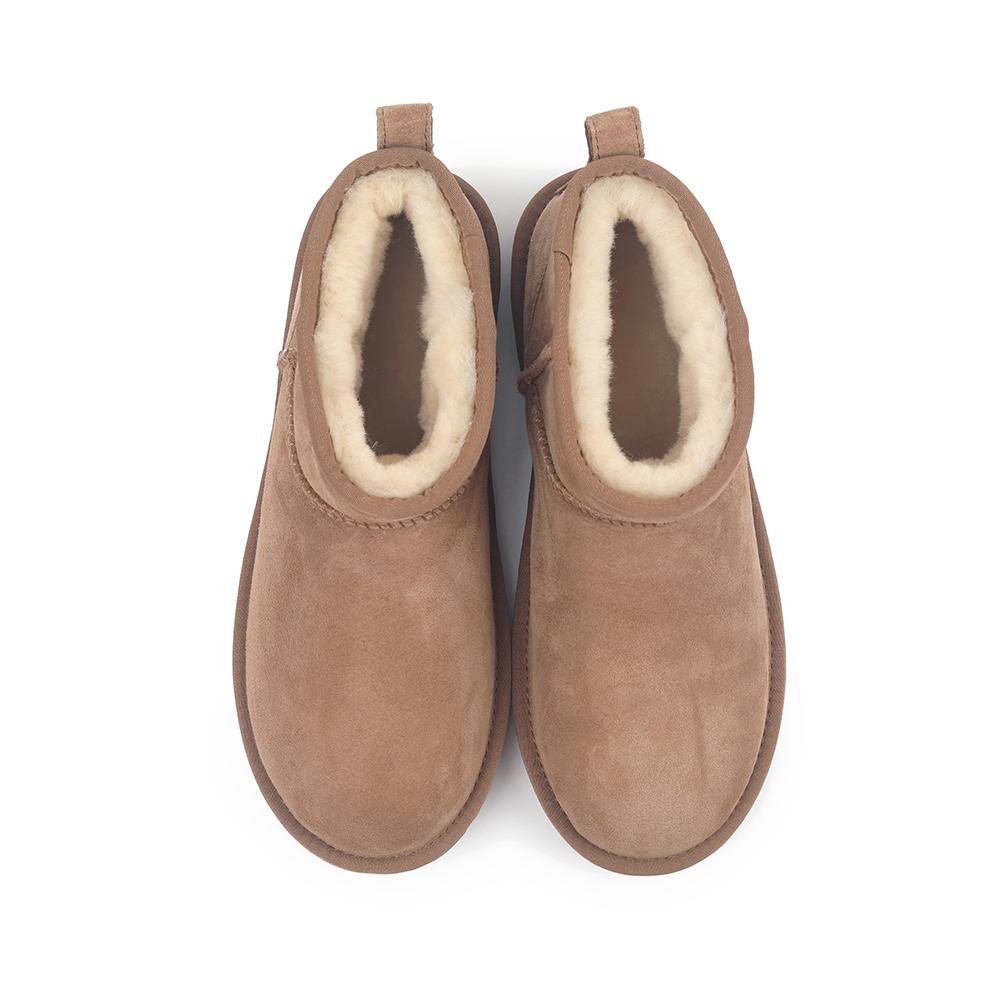 Oz Ugg Wear Adult Classic Platform Ultra Mini Boots 5Cm Brown