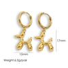Beliebter Ballonhund Anhänger Hängende Ohrringe Für Damen Metall Stil Niedlich Tier Hoop Ohrring Modeschmuck Hochzeit Party Geschenke
