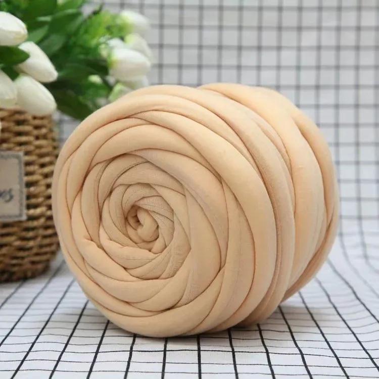 500G isländische ultradicke Wolle entkernte Baumwolle Kristall Samt Handgewebtes Material DIY Weben Handtasche Haustier Nest