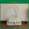 Korean Style Small Pu Handbag With Stitching Detail For Daily Casual Use