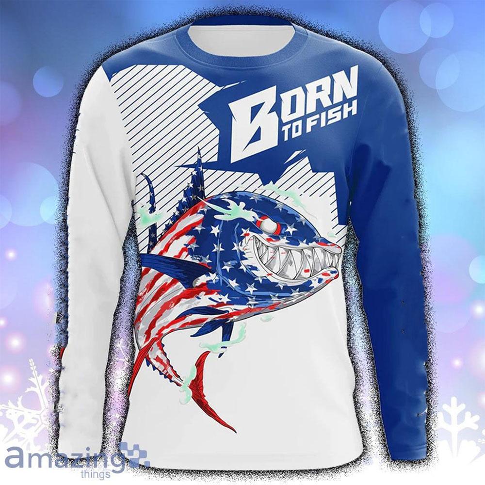 Long sleeved men's 3D printed summer round neck T-shirt