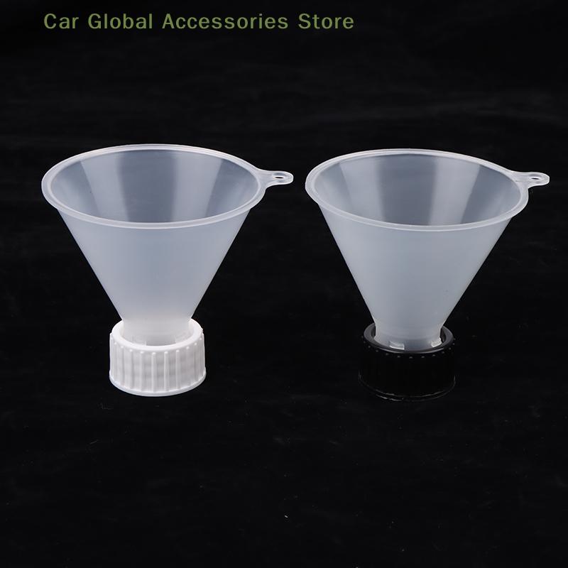 28MM Fill Threaded Funnel - Twist On Empty Spray Bottle Refill Liquid Oils Powders For Home Car Detailing