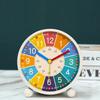 Early Learning Desktop Alarm Clock Children Wake Up Alarm Clock to Tell Time Living Room Bedroom Silent Desktop Clock