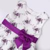 2026 Girls' Embroidered Princess Dress with Lace Trim - Formal Christmas Party Outfit