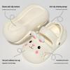 2026 Summer Girls' EVA Non-slip Odor-resistant Soft Sole Rabbit Clogs for Kids & Parents.