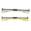 Gentlemen Tie Clip Bar Clasp Cravat Pin Skinny Collar Silver Gold Necktie Brooch