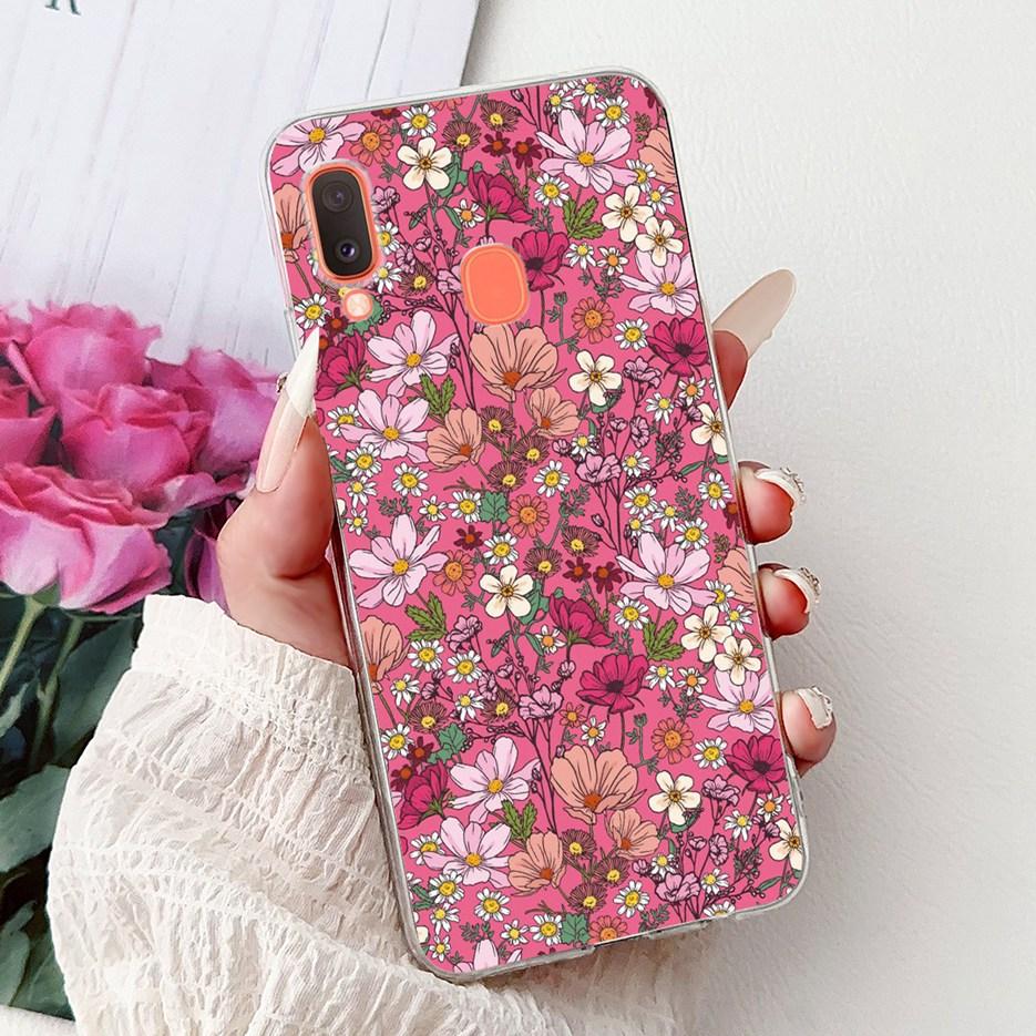 For Samsung Galaxy A20e Case SM-A202F Popular Fashion Painted Cover Soft Silicone Phone Case For Samsung A20e A202F Fundas Coque