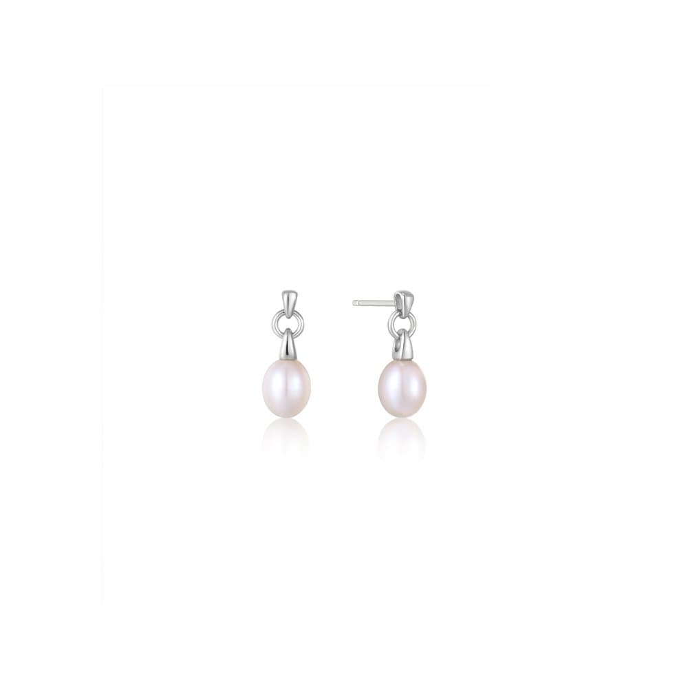 [Worn by Joo Hyun-young] Freshwater Pearl 925 Silver Drop Earrings E043-02H