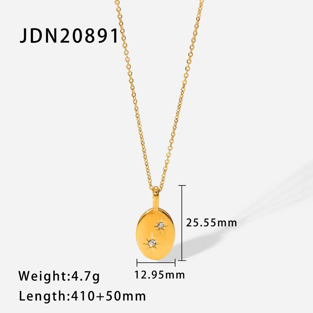 Designer Fine Pendant Necklaces Waterproof Hypoallernic Stainless Steel Pendants Necklace Jewelry for Women