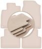 PREMIUM Beige Floor Mats For: Honda Civic X Hatchback 2017-