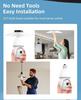 ICSEE Wireless HD Floodlight Camera with E27 Lamp Holder and Mobile Remote Monitoring