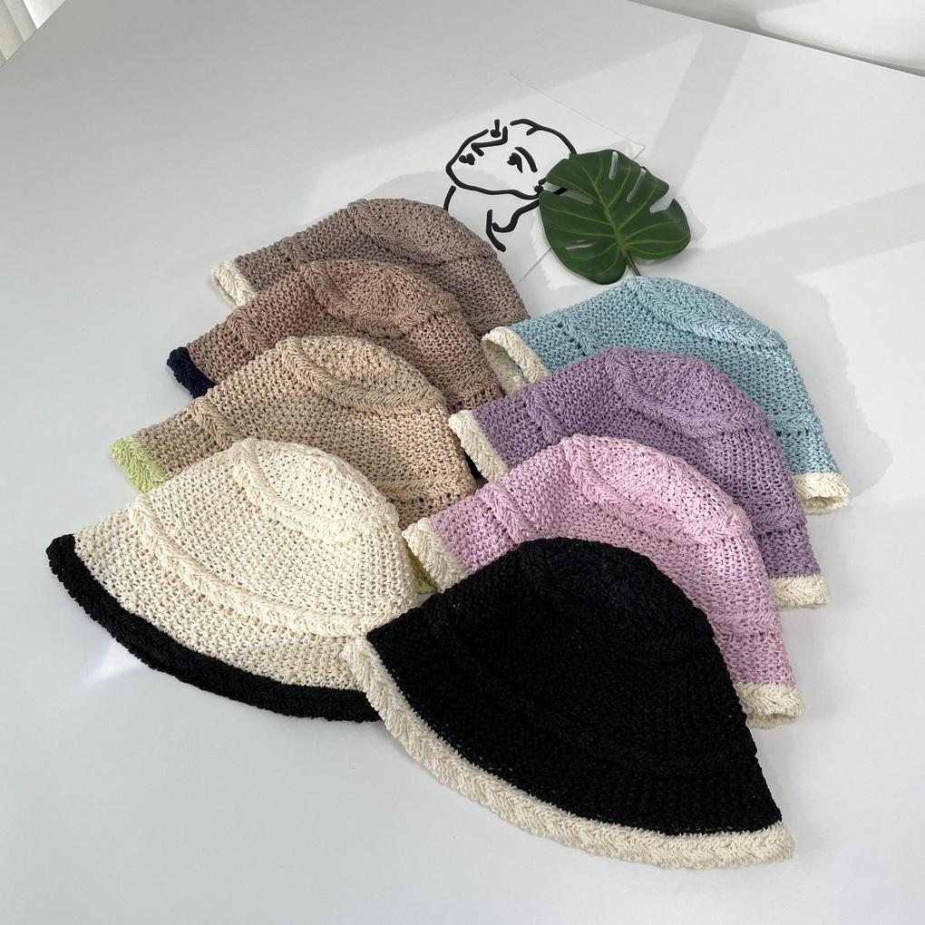 Men's and Women's Daily Bucket Hat Plump Knit Bucket Hat